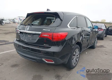 2015 Acura Mdx Technology Package из США, поврежденный, VIN 5FRYD4H43FB018118